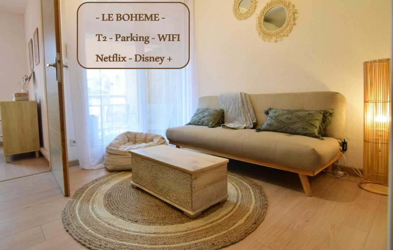 Le Boheme T2-Wifi-Calme-Parking Apartment Lourdes Luaran gambar
